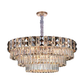 JS-SBL FL-10-002 Smoke & Clear Crystal Chandeliers