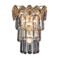 JS-SBL FL-10-005 Gold & Clear Crystal Wall Light