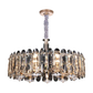 JS-SBL FL-10-020 Smoke & Clear Crystal Chandeliers