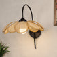 Eliante by Jainsons Lights | Black Iron Wall Light | FLOWER-WALL