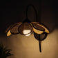 Eliante by Jainsons Lights | Black Iron Wall Light | FLOWER-WALL