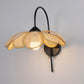 Eliante by Jainsons Lights | Black Iron Wall Light | FLOWER-WALL