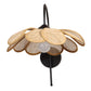 Eliante by Jainsons Lights | Black Iron Wall Light | FLOWER-WALL