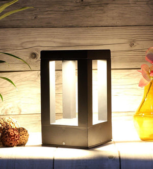 ELIANTE Grey Aluminium Outdoor Gate Light - FOLLRLEG- 12WATT
