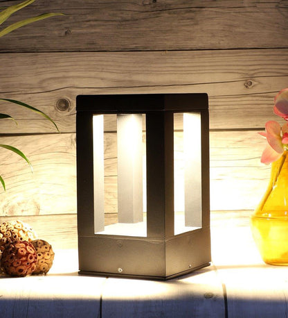 ELIANTE Grey Aluminium Outdoor Gate Light - FOLLRLEG- 12WATT