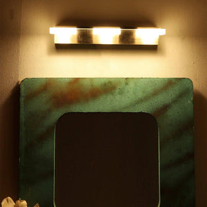 Antique Brass Metal Mirror Light FUSSION-3LP-AB