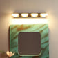 Antique Brass Metal Mirror Light FUSSION-4LP-AB