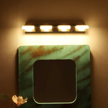 Antique Brass Metal Mirror Light FUSSION-4LP-AB