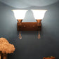 Black Metal Wall Light - G-20-2W-E27 - Included Bulb