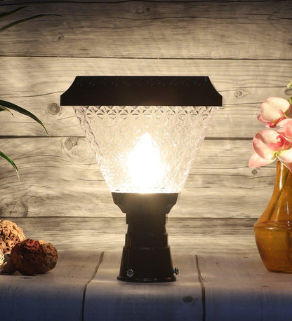 ELIANTE Black Acrylic Outdoor Gate Light - G 20