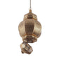Gold Metal Hanging Light - GADA-HL-SMALL-GD - Included Bulb