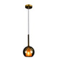 JSPHILO 4-354-1xE14-Gold Impressions Glass Hangings