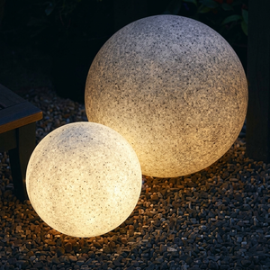 Eliante Modern Garden Bollard Light – Stone, E27 (GEF-2042)