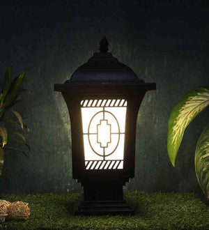 Zenlume Black Iron Gate Light  | B22 holder | Included Bulb | Eliante by Jainsons Lights