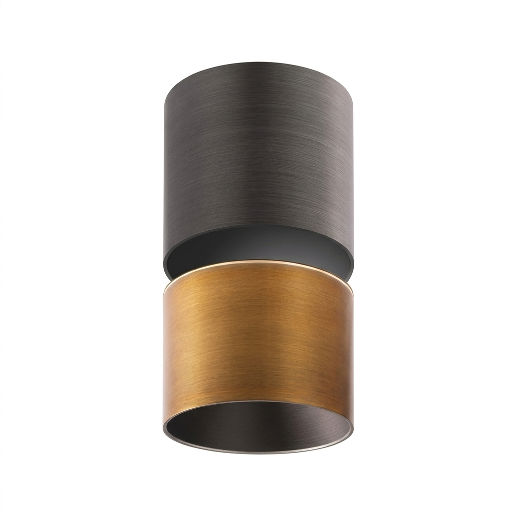 JS-GL_GHL-111_Surface cylinder_Brass + Brush Grey