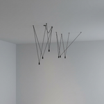 JS-GL_GHL-112_Wire pendant / accent_WH, Black (Antique Brass / Antique Copper - price on request)