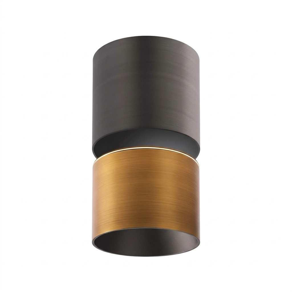 JS-GL_GHL-222_Surface cylinder_Brass + Brush Grey