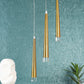ELIANTE Antique Gold Iron Hanging Light - GHOOMER-3X7W-COB