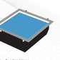 JS-LYT_Sky Light Highlighter LED Downlight - Rectangular & Square 40deg Beam | GL-SKY-QRD/JCD