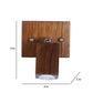 Velmora Brown Iron Wall Light  | Inbuilt LED | Included Bulb | Eliante by Jainsons Lights