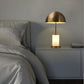 JS-GL-0002-TL - Antique Brass & White Metal & Onyx Marble Modern Wall Light