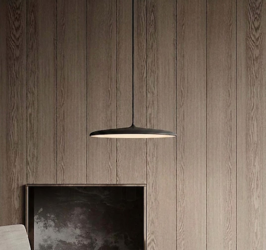JS-GL-007H1 - BLACK, WHITE, GREY(CUSTOMISABLE) METAL & ACRYLIC Modern Hanging Light