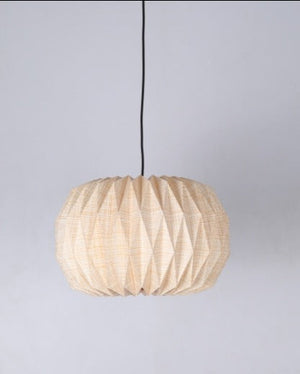 JS-GL-10090-1 - Black Metal & Origami Paper Modern Hanging Light