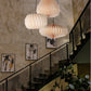 JS-GL-10090-1 - Black Metal & Origami Paper Modern Hanging Light