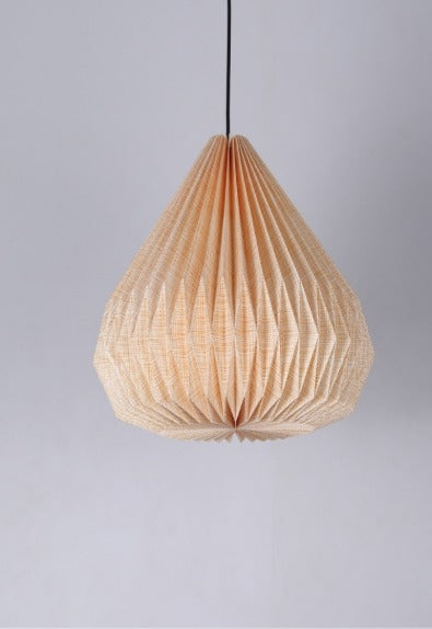JS-GL-10091-1 - Black Metal & Origami Paper Modern Hanging Light