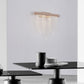 JS-GL-1086-300 - French Gold Metal & Glass Led Wall Light