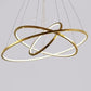 JS-GL-1163-3 GD - ANTIQUE BRASS METAL & ACRYLIC Cluster Hanging Light