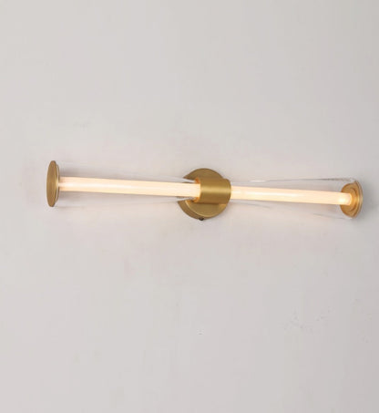 JS-GL-20264-W - Antique Brass Metal & Acrylic & Glass Led Mirror Lights