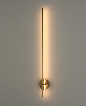 JS-GL-2031-D - Antique Brass Metal & Acrylic Modern Wall Light