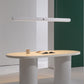 JS-GL-22008 - White Metal & Acrylic Modern Hanging Light