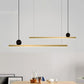 JS-GL-2301 - ANTIQUE BRASS & BLACK METAL & ACRYLIC Office Hanging Light