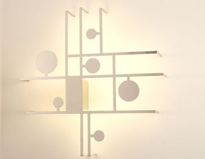 JS-GL-2311 - Chrome Metal Modern Wall Light