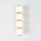 JS-GL-25003-LED - Antique Brass Metal & Acrylic Modern Wall Light
