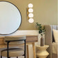 JS-GL-25003-LED - Antique Brass Metal & Acrylic Modern Wall Light