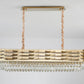 JS-GL-26018D - Gold Metal & Crystals Crystal Chandelier