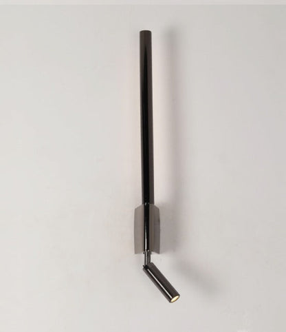 JS-GL-2602-PBK - Gun Black Metal & Acrylic Modern Wall Light