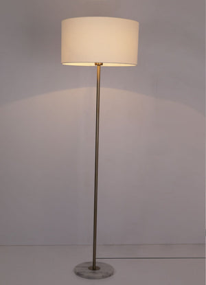 JS-GL-3150-WH - Antique Brass Metal Marble Wall Light