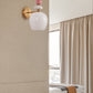 JS-GL-3311-1 - Antique Brass Metal & Marble & Glass Modern Wall Light
