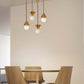 JS-GL-33580-1 - Antique Brass Metal Glass Ball Wall Light