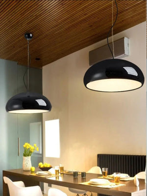 JS-GL-4010-400 - Black (Customizable) Metal & Acrylic Modern Hanging Light