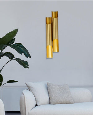 JS-GL-6210-2AB - Antique Brass Metal Modern Wall Light