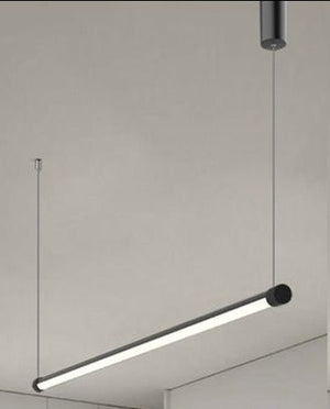 JS-GL-6503-1200 - BLACK (CUSTOMIZED) METAL & ACRYLIC Office Hanging Light