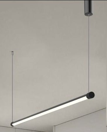 JS-GL-6503-1200 - BLACK (CUSTOMIZED) METAL & ACRYLIC Office Hanging Light
