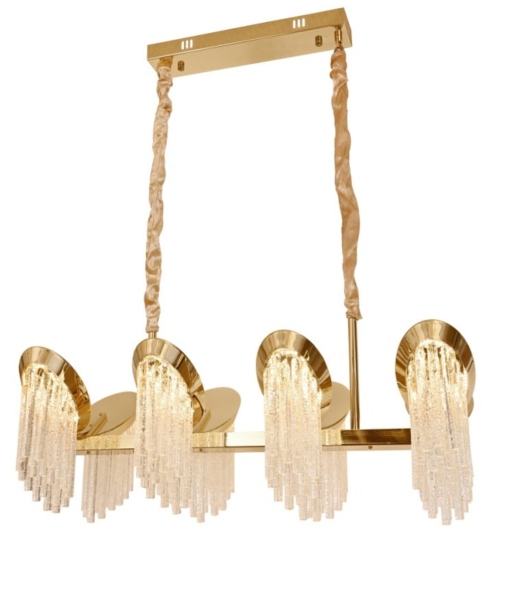 JS-GL-6602-L8 - Rectangular Chandelier