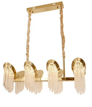 JS-GL-6602-L8 - Rectangular Chandelier