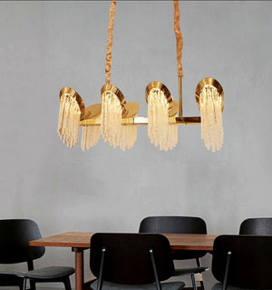 JS-GL-6602-L8 - Rectangular Chandelier